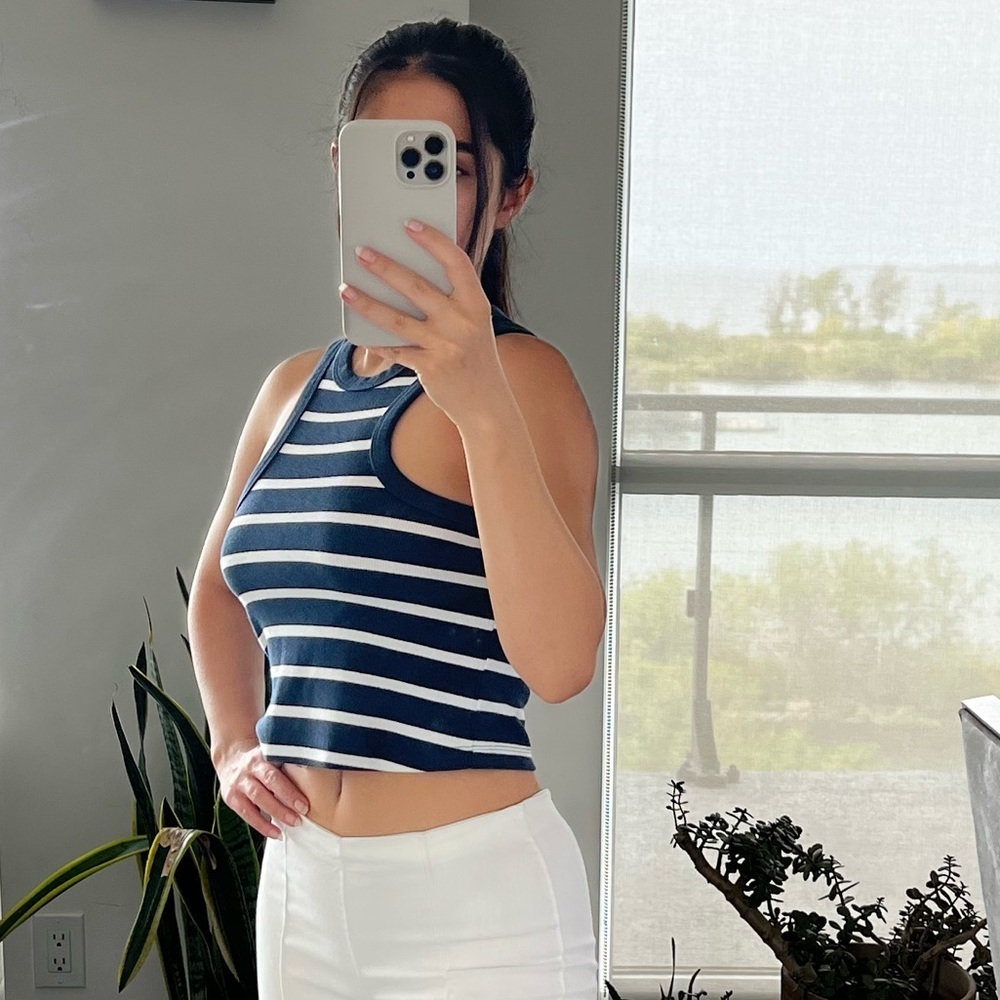 cropped baby tee tank top women - Picture 1 of 10